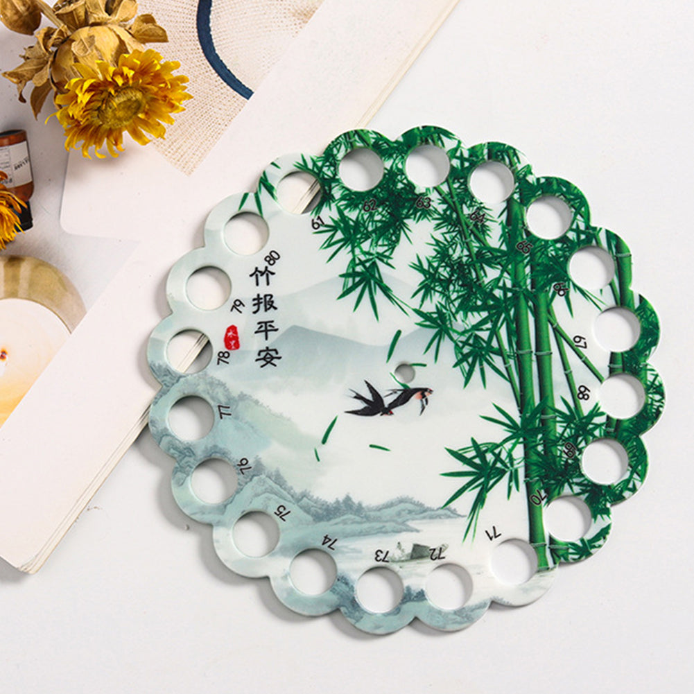 20-Hole Cross Stitch Thread Holder Flower Winding Board Sewing Accessory(14.5CM)
