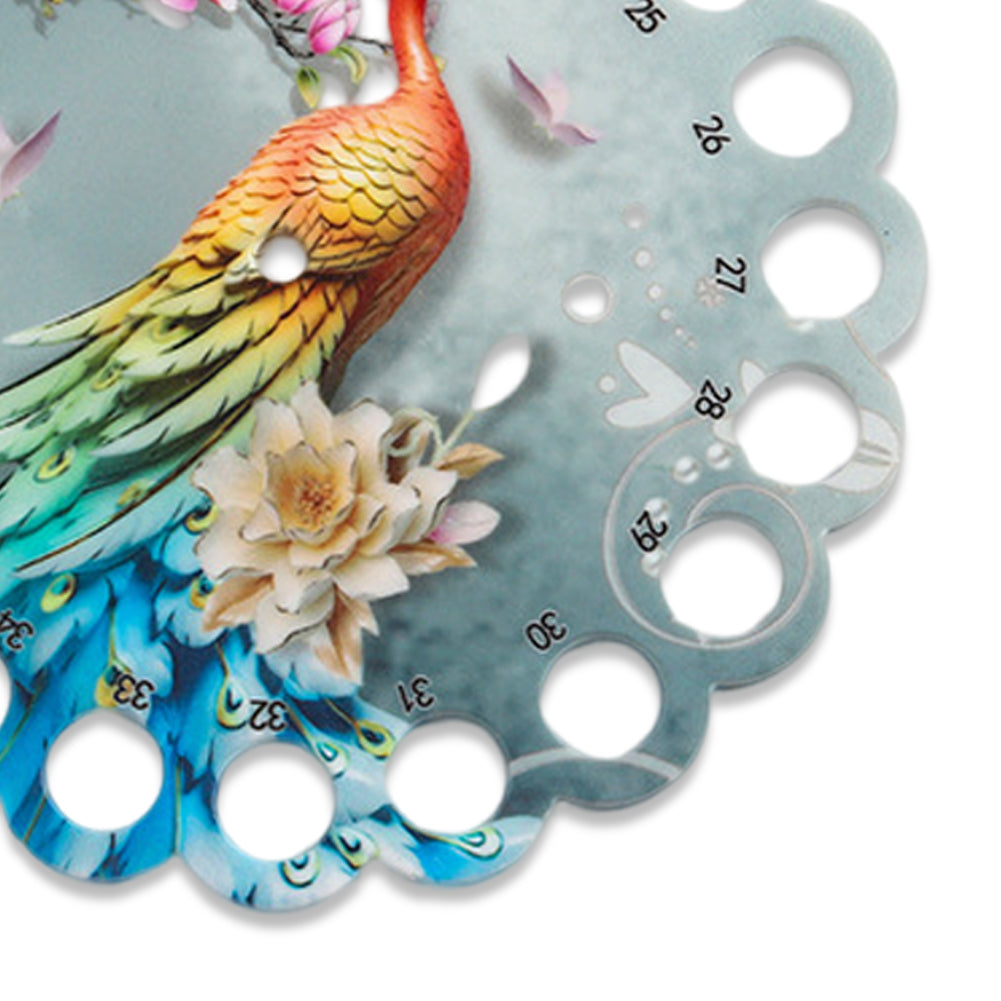 20-Hole Cross Stitch Thread Holder Flower Winding Board Sewing Accessory(14.5CM)