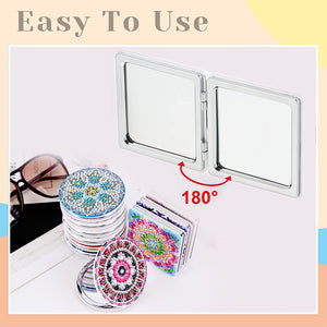 DIY Diamond Art Double Side Mosaic Makeup Mirror Art Craft Set (014)