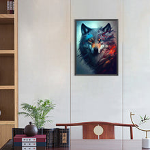 Load image into Gallery viewer, Stone Gray And Wolf 30*40CM(Canvas) Full Round Drill Diamond Painting
