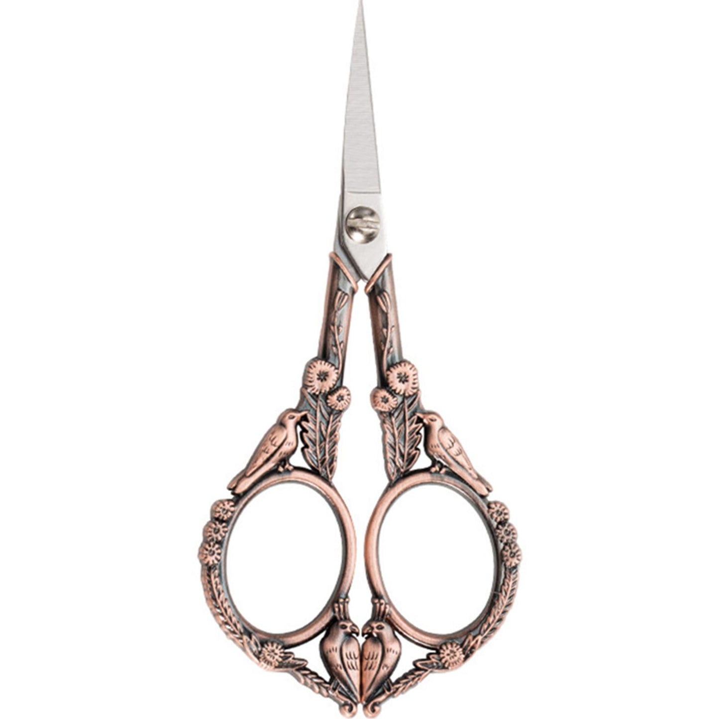 Retro Cross Stitch Scissors Stainless Steel Tailor Sewing Scissors (Copper )