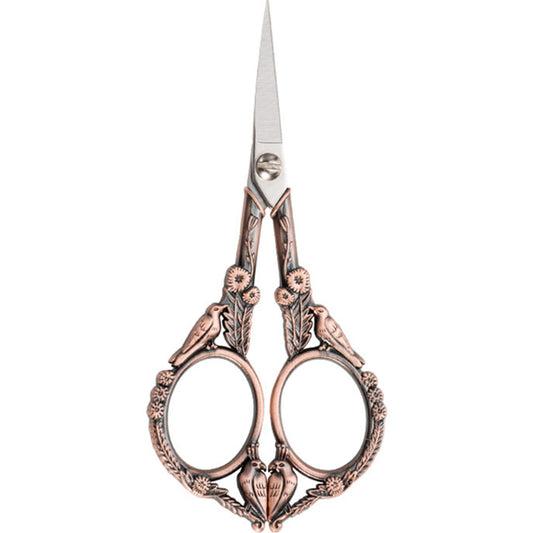 Retro Cross Stitch Scissors Stainless Steel Tailor Sewing Scissors (Copper )