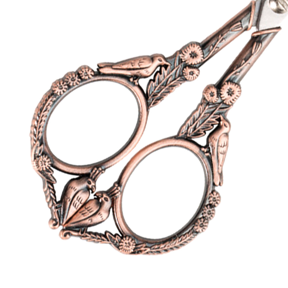Retro Cross Stitch Scissors Stainless Steel Tailor Sewing Scissors (Copper )