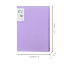 Load image into Gallery viewer, Folder Storage Bag A4 A3 Letter Storage Book for Diamond Painting (A4 Purple)
