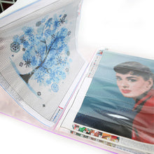 Load image into Gallery viewer, Folder Storage Bag A4 A3 Letter Storage Book for Diamond Painting (A4 Purple)
