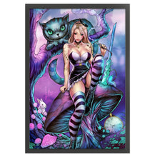 Load image into Gallery viewer, Yishu - Sexy Alice - 50*70CM 11CT 3 Stamped Cross Stitch
