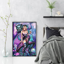 Load image into Gallery viewer, Yishu - Sexy Alice - 50*70CM 11CT 3 Stamped Cross Stitch
