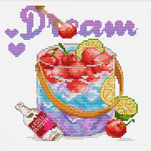 Spring Brand - Dreamlike Starry Sky - 30*30CM 11CT 3 Stamped Cross Stitch