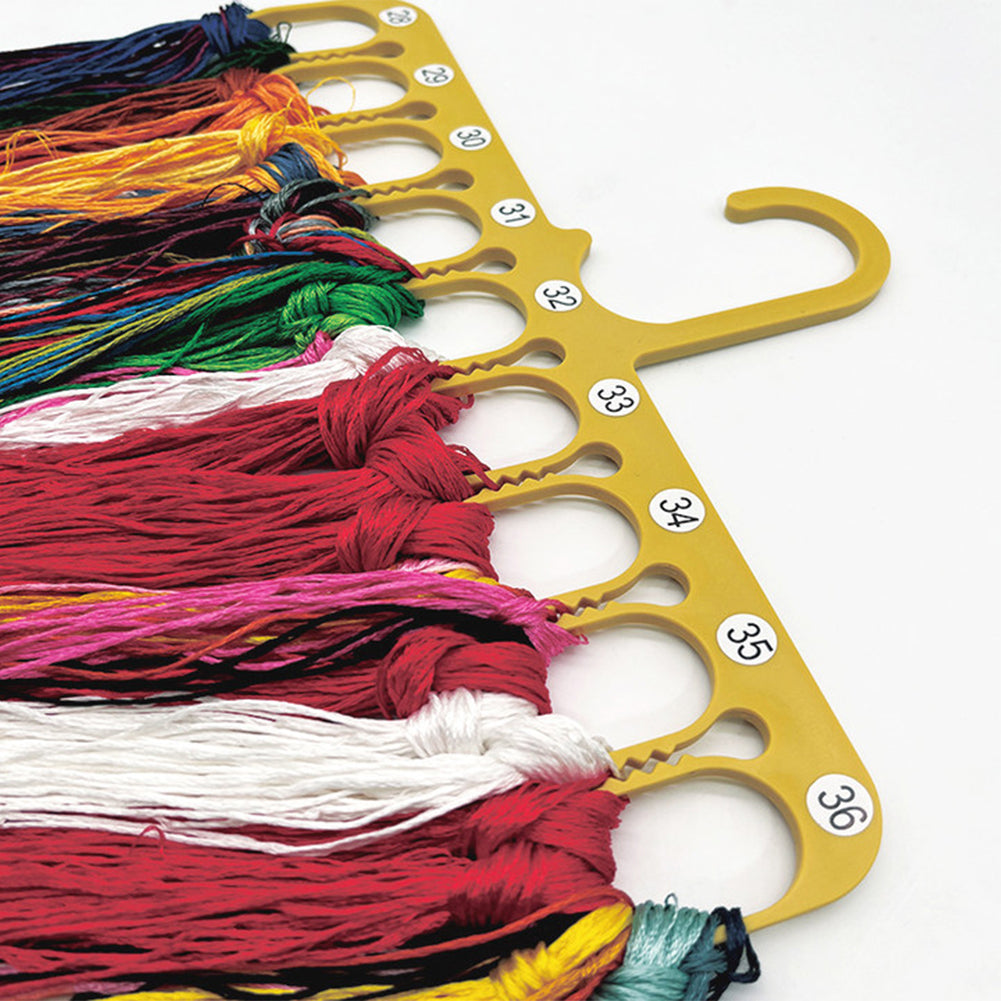 10PCS Cross Stitch Thread Plate Clothes Hanger Sewing Accessories 27.1x12.5CM