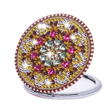 Load image into Gallery viewer, Double Side DIY Datura Diamond Painting Mirror for Adult and Kids
