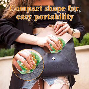 Sunflower Double Side DIY Diamond Painting Makeup Mirror for Girl (043)
