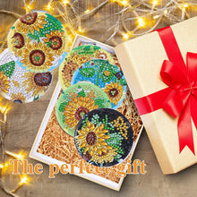 Load image into Gallery viewer, Sunflower Double Side DIY Diamond Painting Makeup Mirror for Girl (043)
