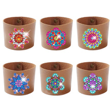 Load image into Gallery viewer, 6pcs DIY Embroidery Art Craft Kit Flower Diamond Cross Home Decor
