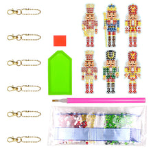 Load image into Gallery viewer, 6pcs Diamond Art Key Rings Hanging Ornaments 5D Cartoon DIY Gifts (YS171)
