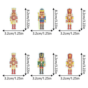 6pcs Diamond Art Key Rings Hanging Ornaments 5D Cartoon DIY Gifts (YS171)