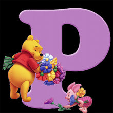 Load image into Gallery viewer, Letter P 30*30CM(Picture) Full Square Drill Diamond Painting
