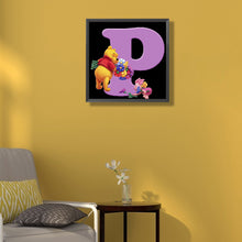 Load image into Gallery viewer, Letter P 30*30CM(Picture) Full Square Drill Diamond Painting
