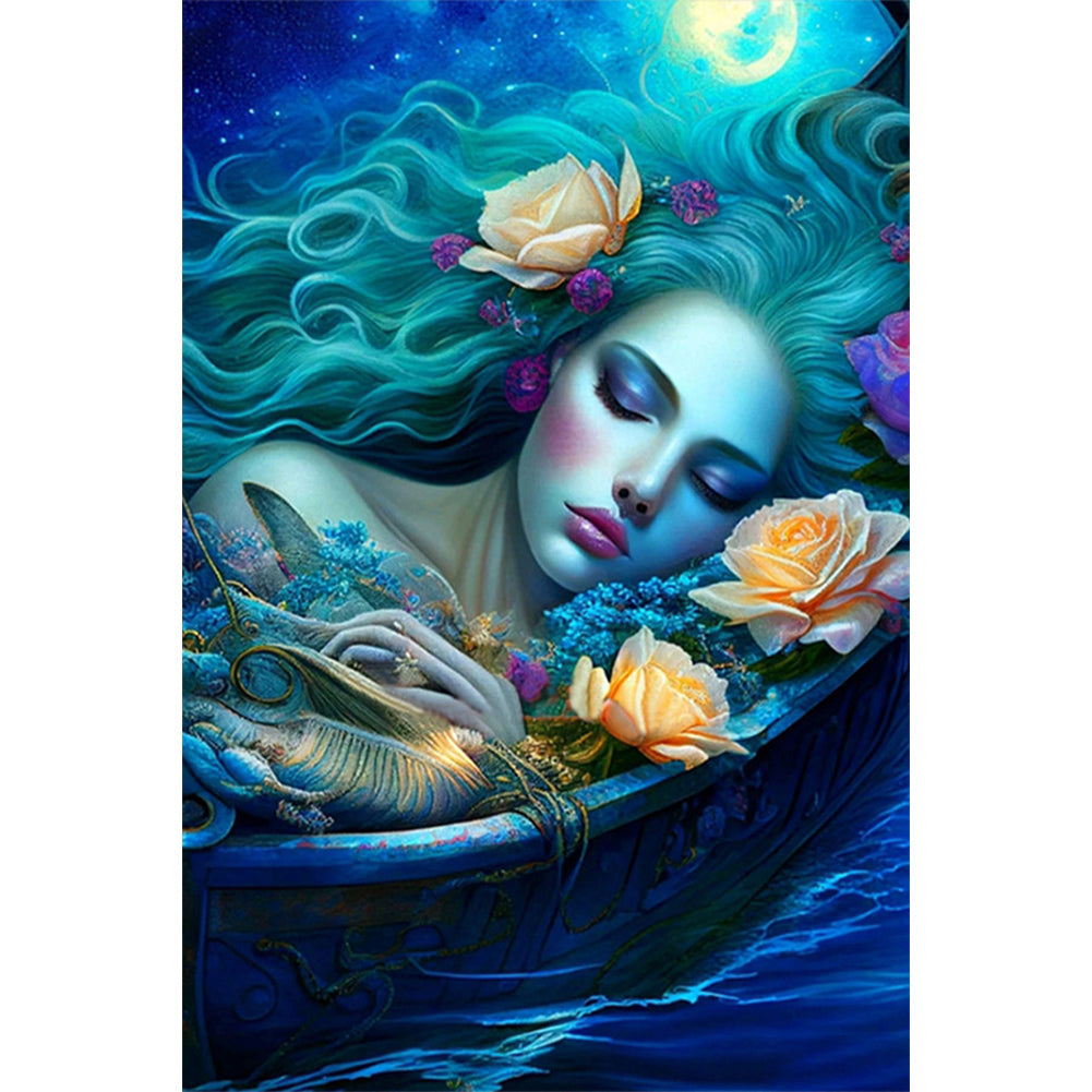 Sleeping Woman 40*60CM(Picture) Full Round Drill Diamond Painting
