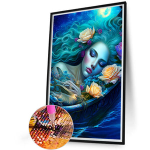 Sleeping Woman 40*60CM(Picture) Full Round Drill Diamond Painting