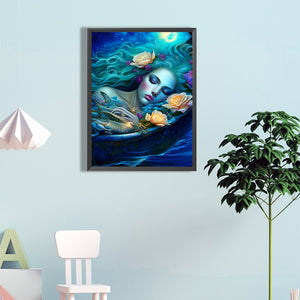 Sleeping Woman 40*60CM(Picture) Full Round Drill Diamond Painting