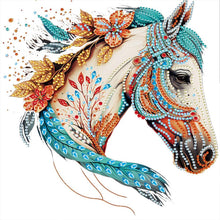 Load image into Gallery viewer, Horse 30*30CM(Canvas) Partial Special Shaped Drill Diamond Painting
