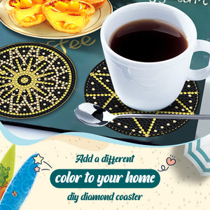DIY Spot Drill Coaster Ornament 8pcs Cup Coasters for Adults Kids (yt024)