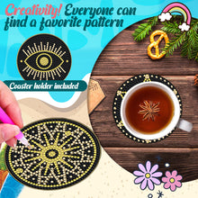 Load image into Gallery viewer, DIY Spot Drill Coaster Ornament 8pcs Cup Coasters for Adults Kids (yt024)
