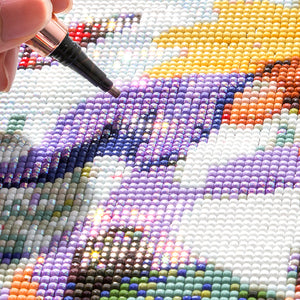 1225Pcs 5D Diamond Art Beads 60 Colors Flat Bottom Diamond Beads (Square Set 1)