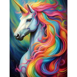 Colorful Horse 30*40CM(Canvas) Full Round Drill Diamond Painting