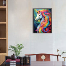 Load image into Gallery viewer, Colorful Horse 30*40CM(Canvas) Full Round Drill Diamond Painting
