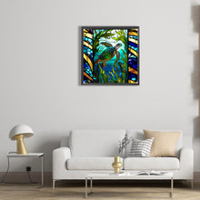 Load image into Gallery viewer, Marine Life Glass Painting 30*30CM(Canvas) Full Round Drill Diamond Painting
