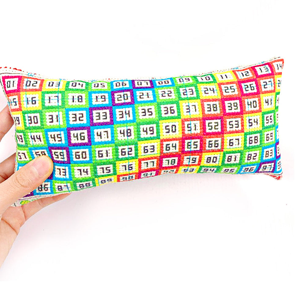 Number 1-98 Cross Stitch Embroidery Pin Cushion Rainbow Accessories DIY