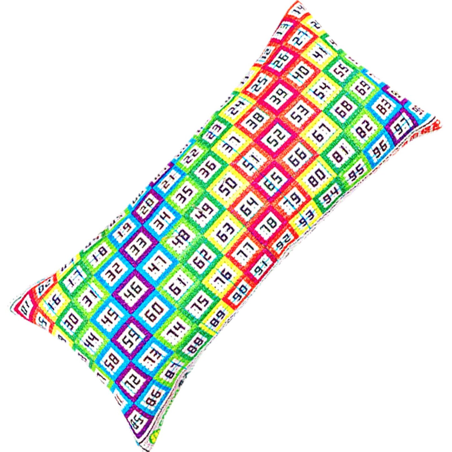 Number 1-98 Cross Stitch Embroidery Pin Cushion Rainbow Accessories DIY