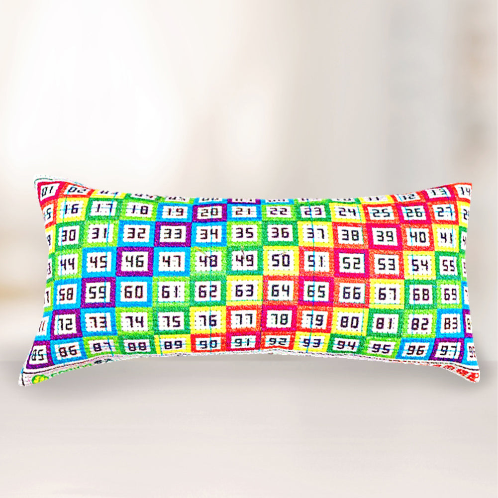 Number 1-98 Cross Stitch Embroidery Pin Cushion Rainbow Accessories DIY