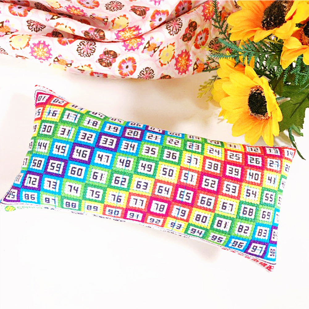 Number 1-98 Cross Stitch Embroidery Pin Cushion Rainbow Accessories DIY