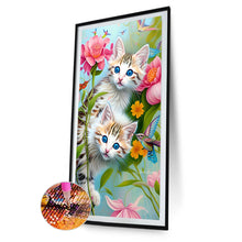 Load image into Gallery viewer, Cat 45*80CM(Canvas) Full Round Drill Diamond Painting

