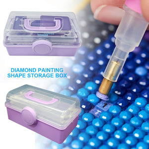 Diamond Painting Storage Box Diamond Art Accessories Tool Box (Only Box)