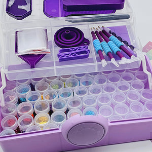 Diamond Painting Storage Box Diamond Art Accessories Tool Box (with Tools)