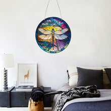 Load image into Gallery viewer, Stained Glass Suncatcher Panel Decorative Home Garden Decoration

