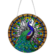 Load image into Gallery viewer, Stained Glass Suncatcher Panel Decorative Home Garden Decoration
