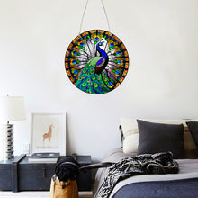 Load image into Gallery viewer, Stained Glass Suncatcher Panel Decorative Home Garden Decoration
