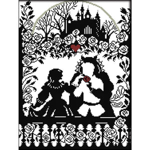 Joy Sunday - Princess And Prince - 33*43CM 14CT 2 Stamped Cross Stitch