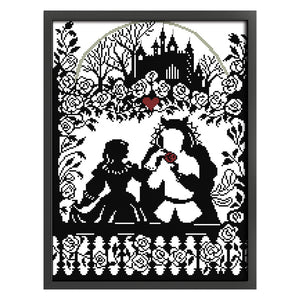 Joy Sunday - Princess And Prince - 33*43CM 14CT 2 Stamped Cross Stitch