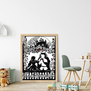Joy Sunday - Princess And Prince - 33*43CM 14CT 2 Stamped Cross Stitch