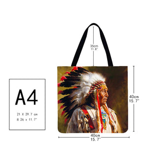 Canvas Bag-Indians 40*40CM
