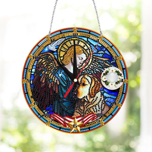 Diamond Painting Clock Acrylic Sticky Mosaic Clock for Home Decor (GH105)