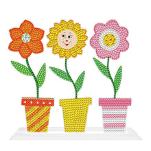 Load image into Gallery viewer, DIY Crystal Diamond Ornament Art Craft Flowers Point Drilling Ornament Kids Gift
