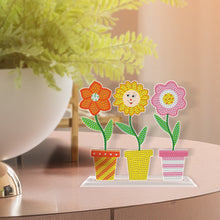 Load image into Gallery viewer, DIY Crystal Diamond Ornament Art Craft Flowers Point Drilling Ornament Kids Gift
