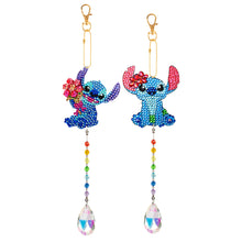 Load image into Gallery viewer, 2pcs Crystal Rhinestone Pendants Cute Diamond Painting Suncatcher
