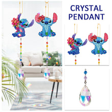 Load image into Gallery viewer, 2pcs Crystal Rhinestone Pendants Cute Diamond Painting Suncatcher
